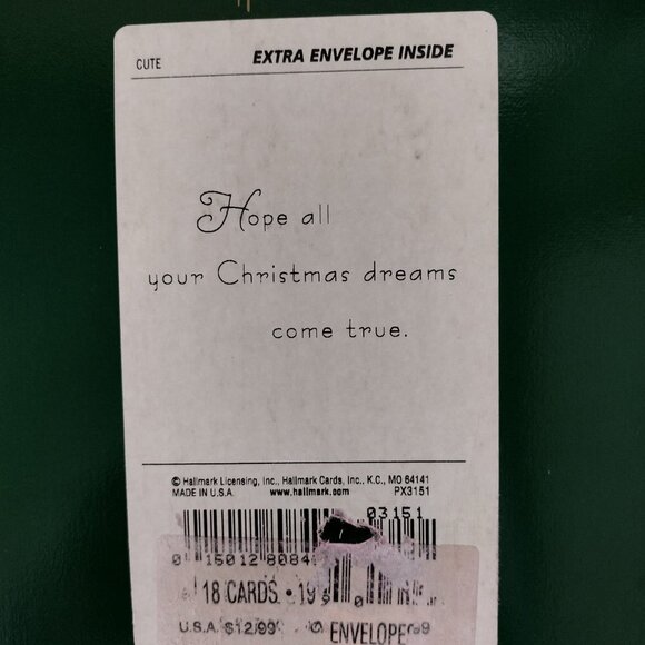 NIB LOT OF 2 - HALLMARK Holiday Greeting Cards - Picture 3 of 6